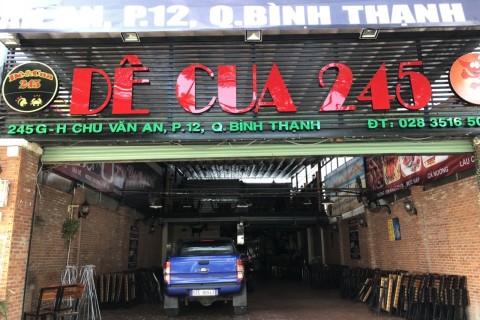 Thi công cải tạo mới Lẩu Dê Cua 245